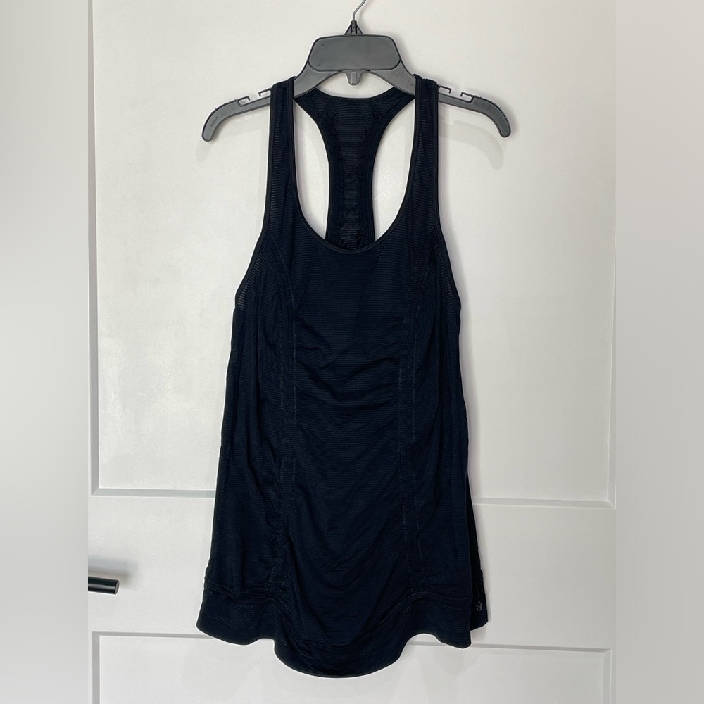 lululemon athletica Black Racerback Tank Top